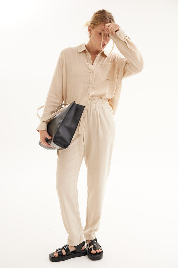 Product PANTALON JESMILO - Oatmeal - Image 3