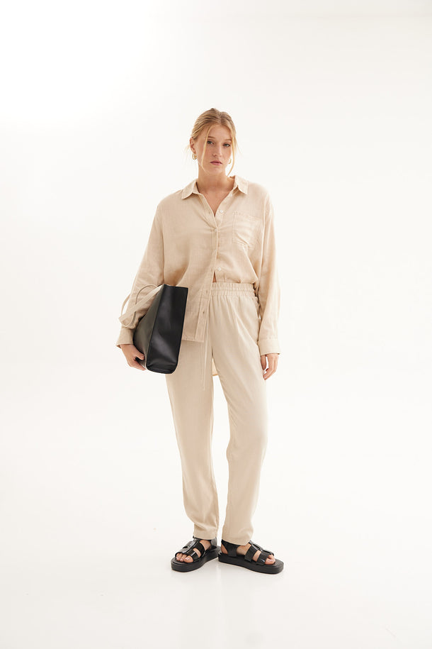 Product PANTALON JESMILO - Oatmeal - Image 2