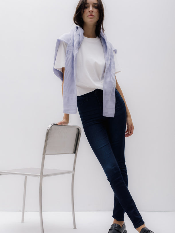 Product JEANS CALLIE - Dark Blue Denim Detail:VI273DB - Image 1