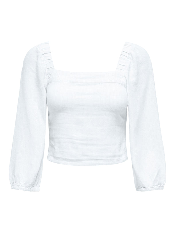 Product TOP CARO  - Bright White - Image 1