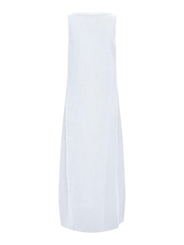Product VESTIDO DE LINO SAY-Bright White - Image 2