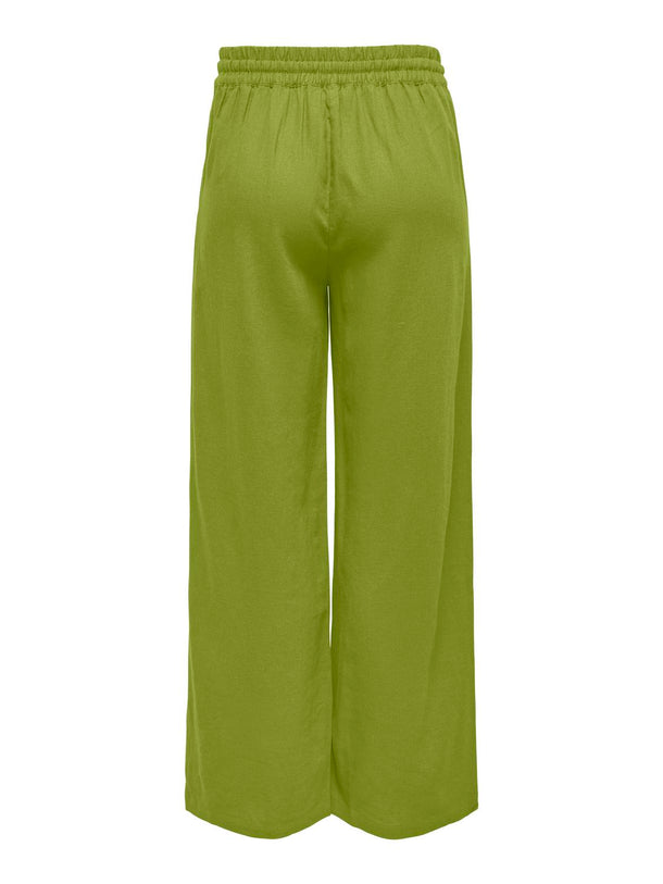 Product PANTALÓN DE LINO SAY-Lima Bean Green - Image 2
