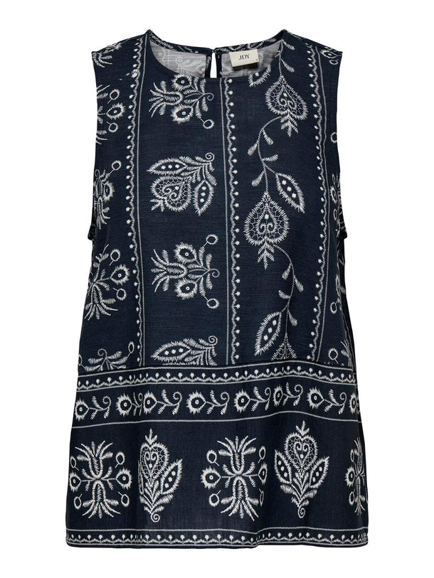 Product TOP DE LINO SOLAR-Total Eclipse AOP:CLOUD DANCER FLOWER - Image 1