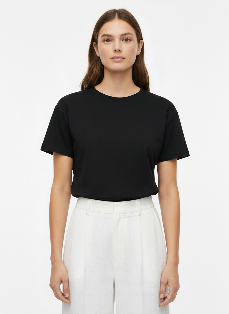 CAMISETA BÁSICA PISA - Black