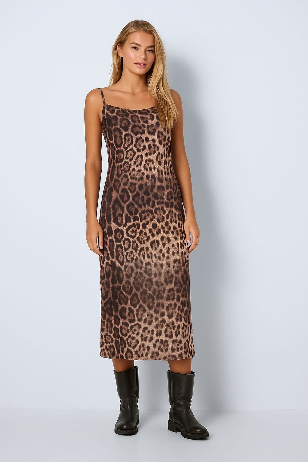 VESTIDO ALEO - Black AOP:LEO