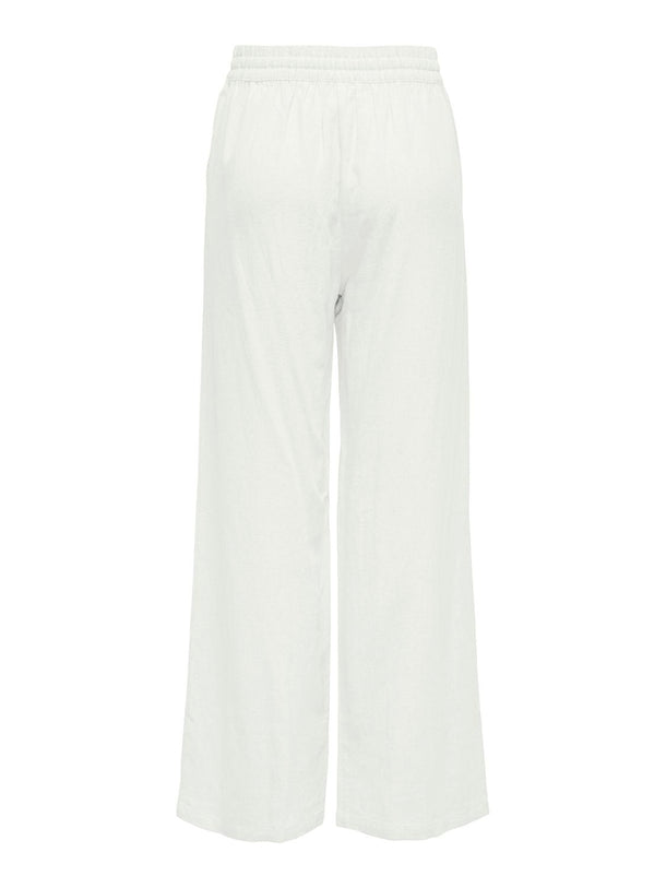 Product PANTALÓN DE LINO SAY-Bright White - Image 2