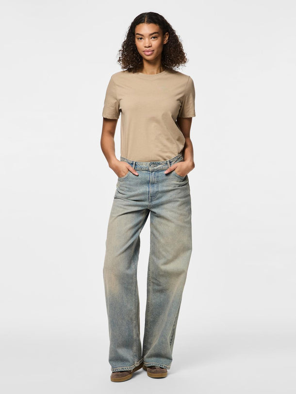 Product JEAN SELMA - Medium Blue Denim Detail:BROWN WASH - Image 5