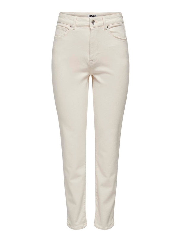 Product JEANS EMILY TEJIDO ELÁSTICO - Ecru - Image 1