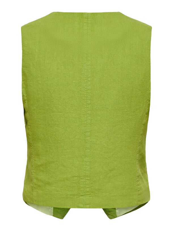 Product CHALECO DE LINO SAY-Lima Bean Green - Image 2