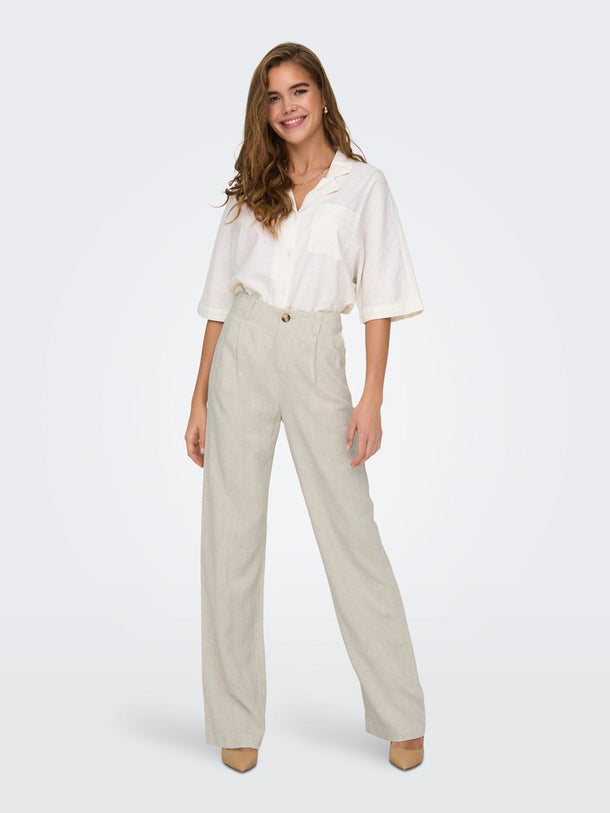 Product PANTALON AGNES - Moonbeam Detail:MELANGE - Image 2