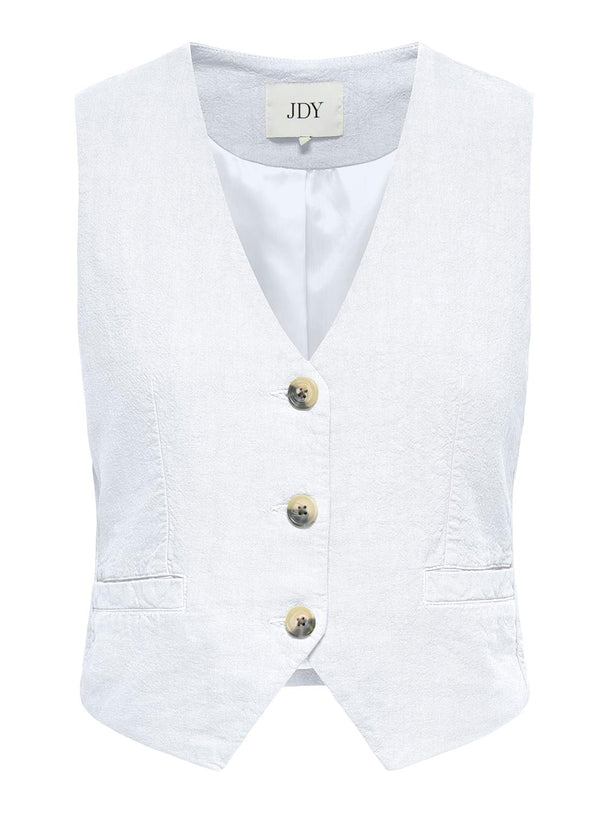 Product CHALECO DE LINO SAY-Bright White - Image 1