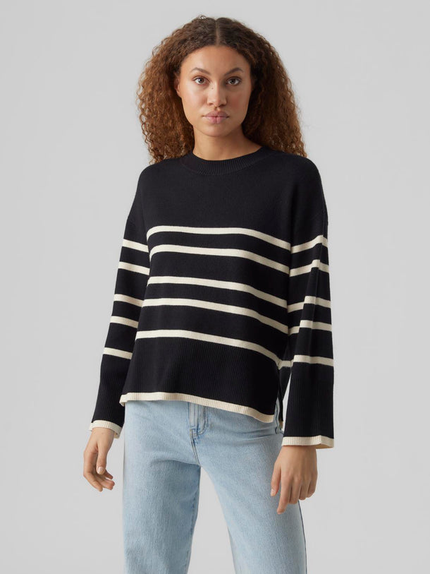 Product SWEATER SABA - Black Stripes:W BIRCH - Image 1