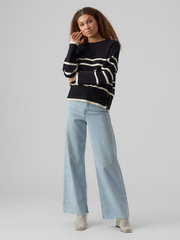 Product SWEATER SABA - Black Stripes:W BIRCH - Image 2