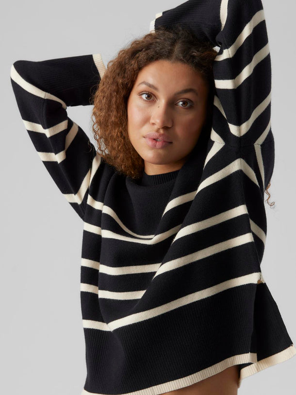 Product SWEATER SABA - Black Stripes:W BIRCH - Image 5