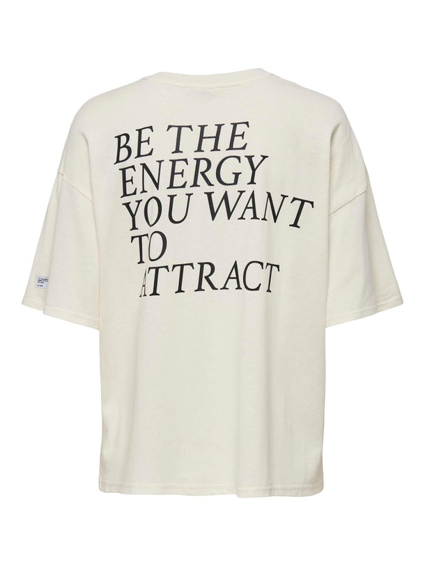 Product CAMISETA CASSIE - Cloud Dancer Print:Energy + labels brooklyn - Image 3