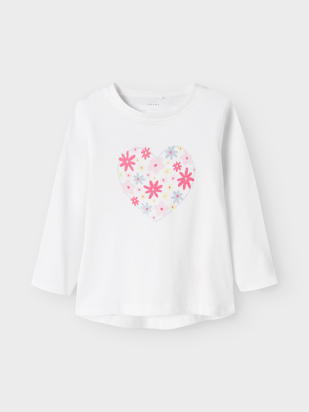Product CAMISETA VIOLET - Bright White Print:FLOWERS - Image 1