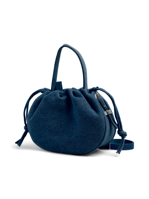 Product BOLSO BALLOON-Dark Blue Denim Detail:Silver - Image 3