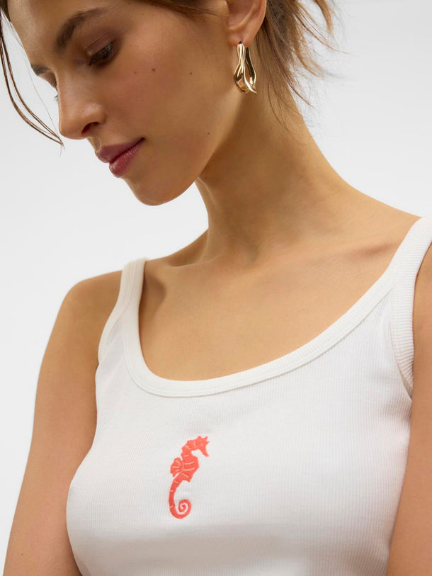 Product TOP DIANA-Snow White Print:SEAHORSE - Image 5