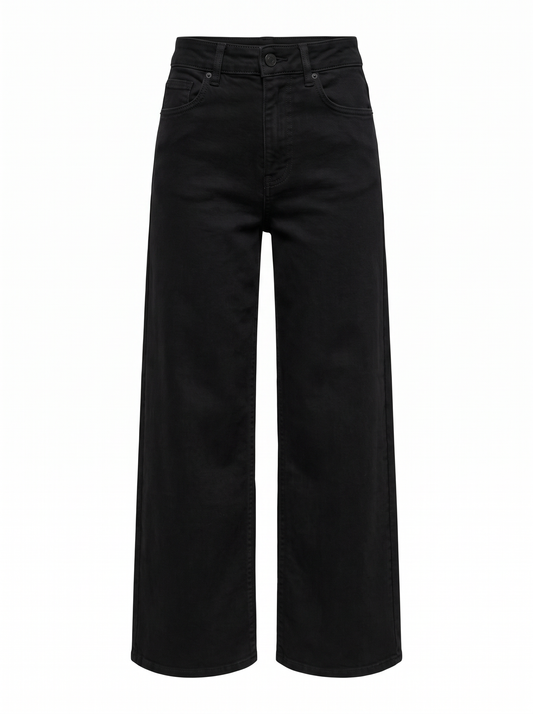 JEAN WIDE TIRO ALTO SYLVIE - Black