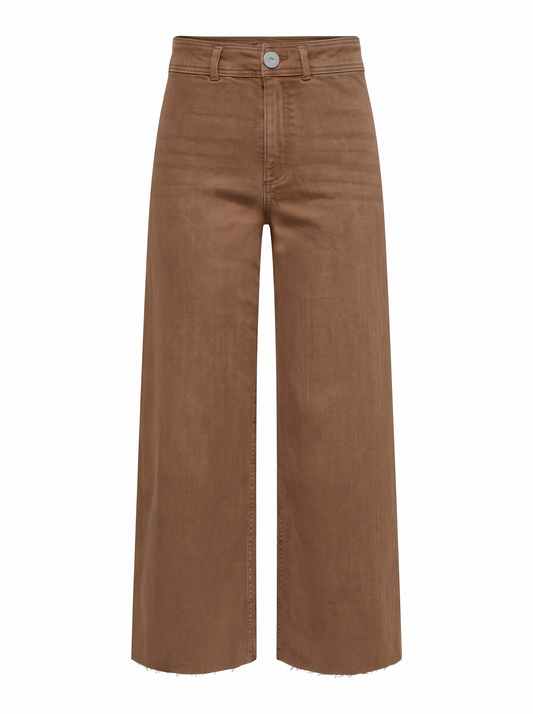 JEAN WIDE TIRO ALTO SYLVIE - Toasted Coconut