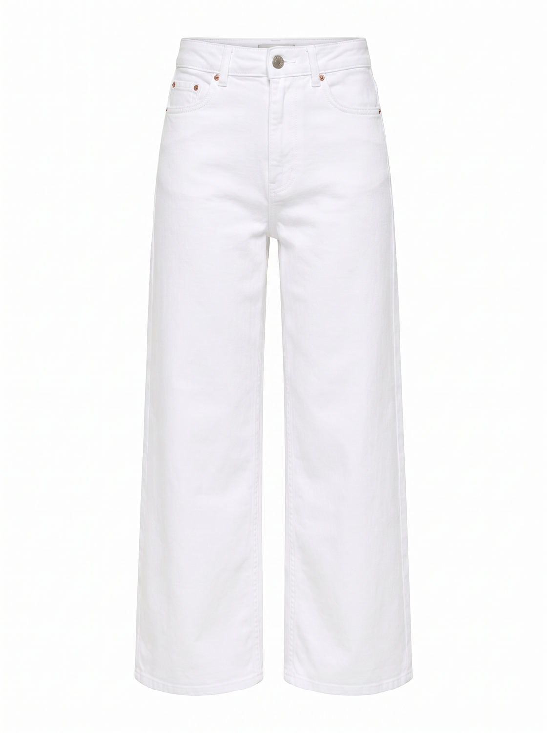 JEAN WIDE TIRO ALTO SYLVIE - White