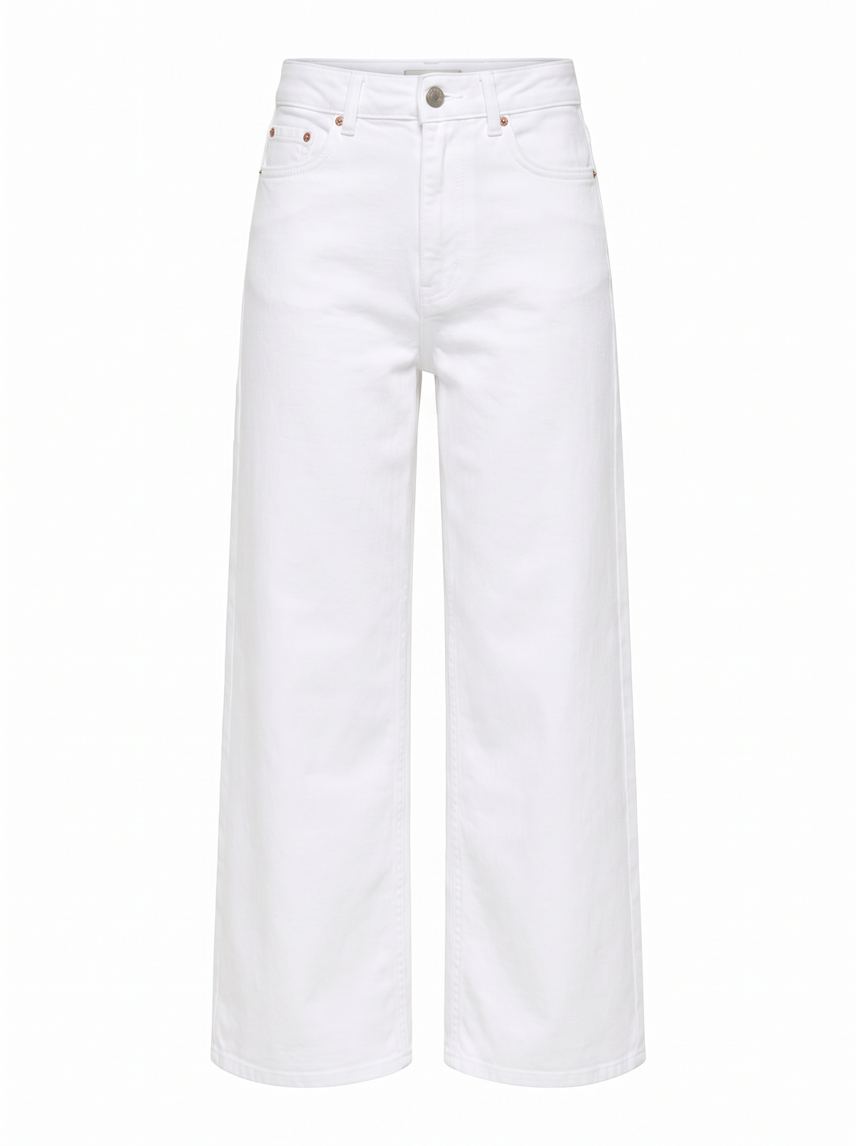 JEAN WIDE TIRO ALTO SYLVIE - White