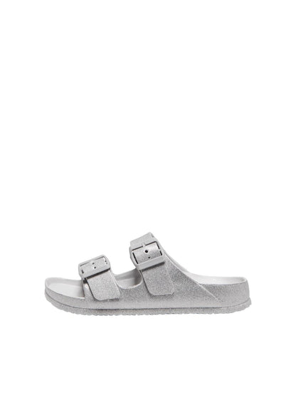 SANDALIA CON CORREA AJUSTABLE CRISTY - Silver