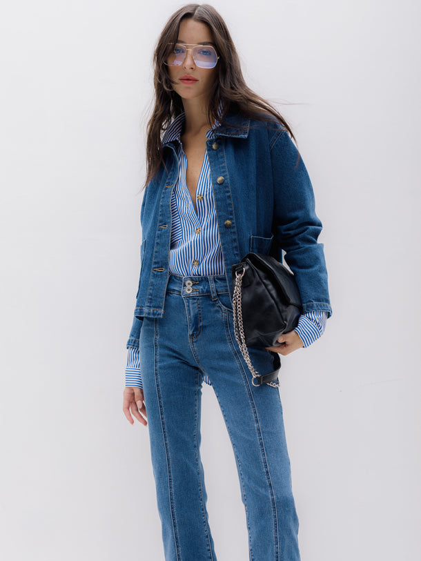 Product CHAQUETA LERIN  - Dark Blue Denim - Image 2