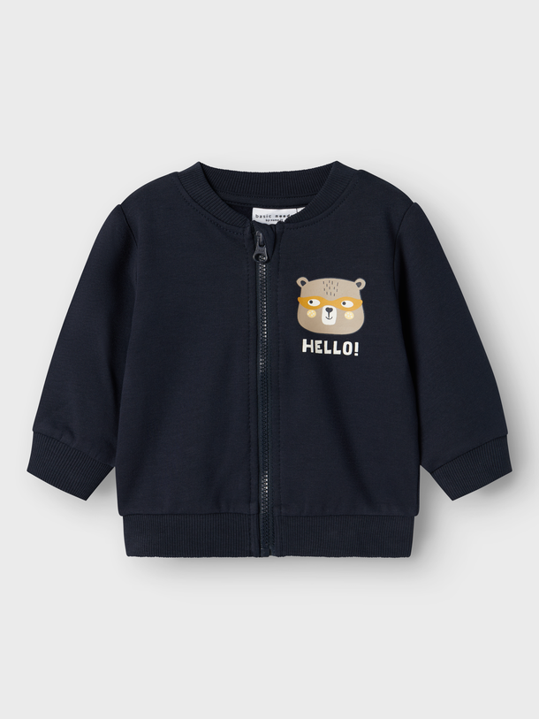 Product CARDIGAN VONNE - Dark Sapphire Print:HELLO - Image 4