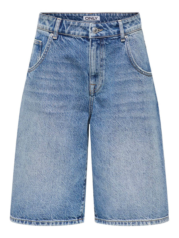 Product BERMUDA DENIM BAGGY MATE-Medium Blue Denim - Image 1