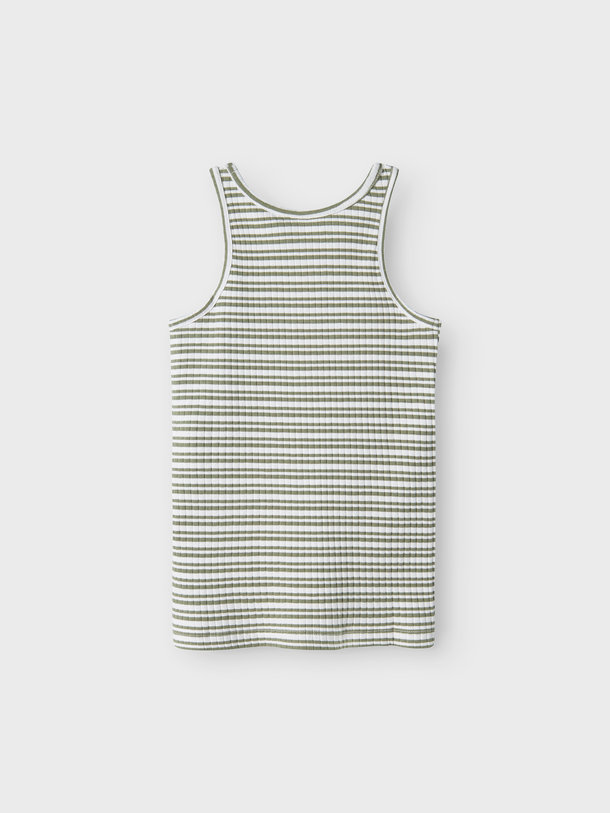 Product CAMISETA HOBINE - Oil Green Stripes:BRIGHT WHITE - Image 4