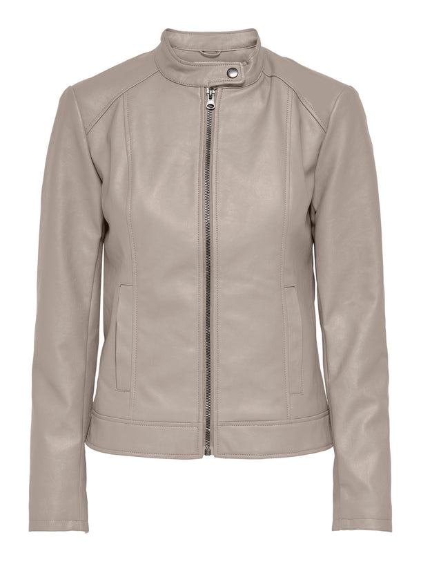 Product CHAQUETA EMILY EFECTO PIEL - Chateau Gray - Image 1