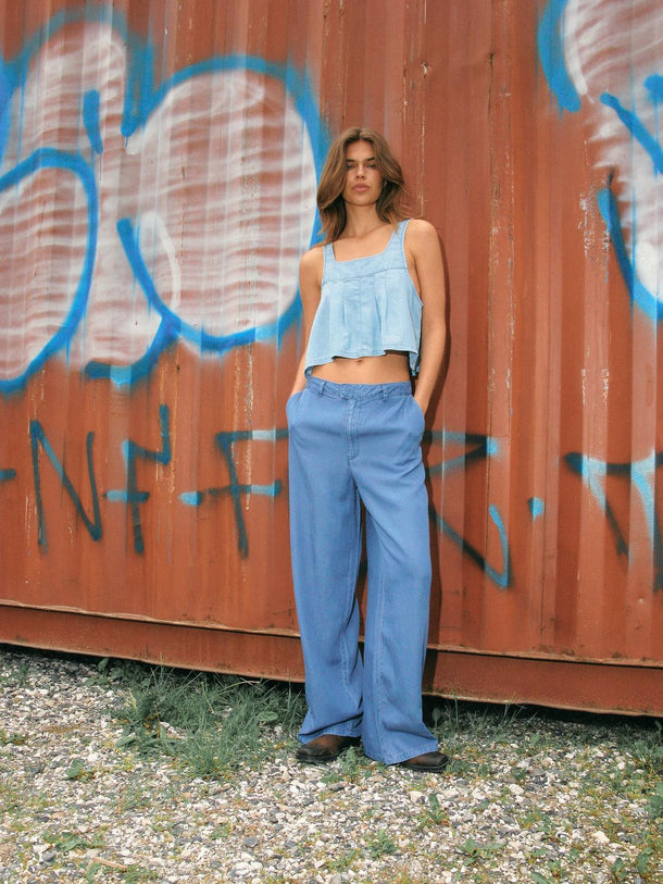 Product PANTALÓN IRISA-Medium Blue Denim - Image 1