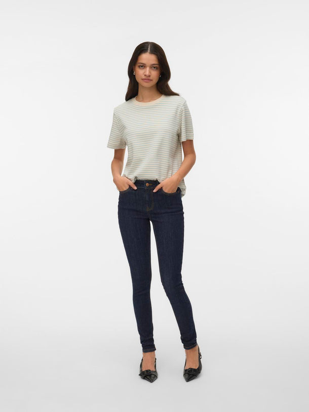 Product CAMISETA RAYAS NAIMA-Birch Stripes:Gray Mist - Image 1