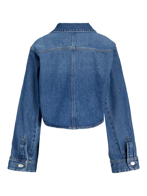 Product SOBRECAMISA CROPPED ANA-Medium Blue Denim - Image 6
