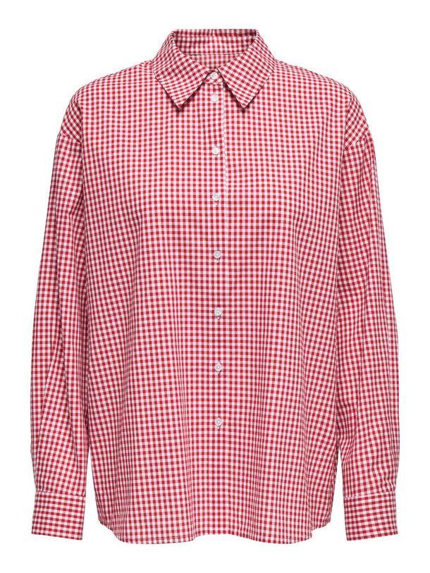 Product CAMISA ALLI - Haute Red Checks:White - Image 1