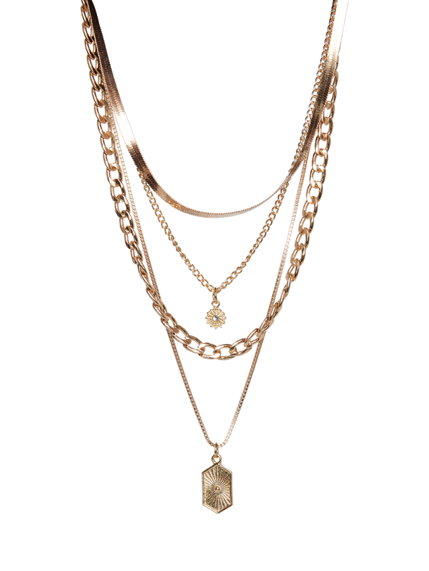 Product SET 4 COLLARES JIL - Gold Colour - Image 1