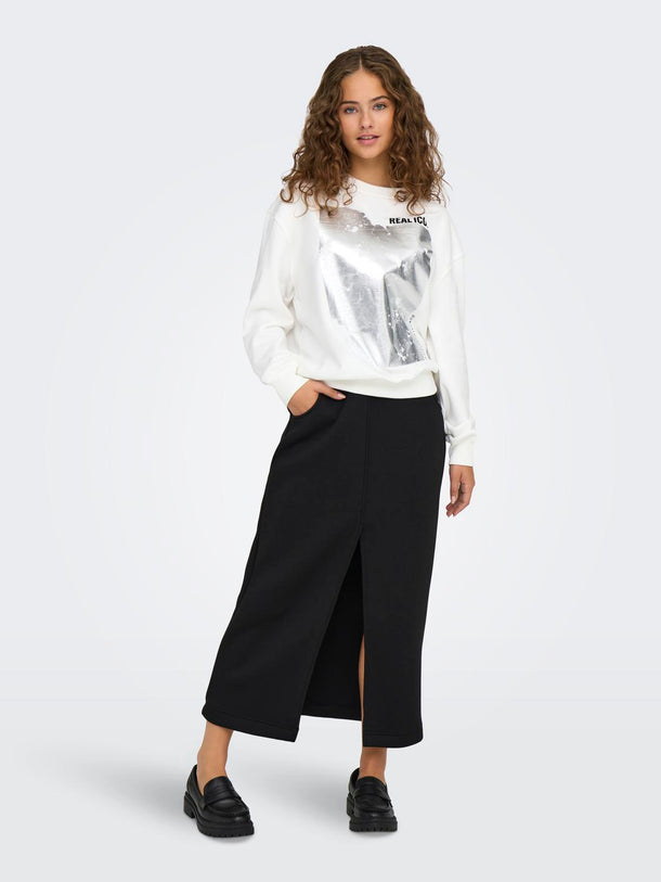 Product SUDADERA GWEN - Cloud Dancer Print:Real - Image 2