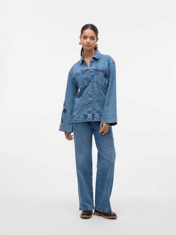 Product JEAN KATHY-Medium Blue Denim Detail:EMBROIDERY - Image 8
