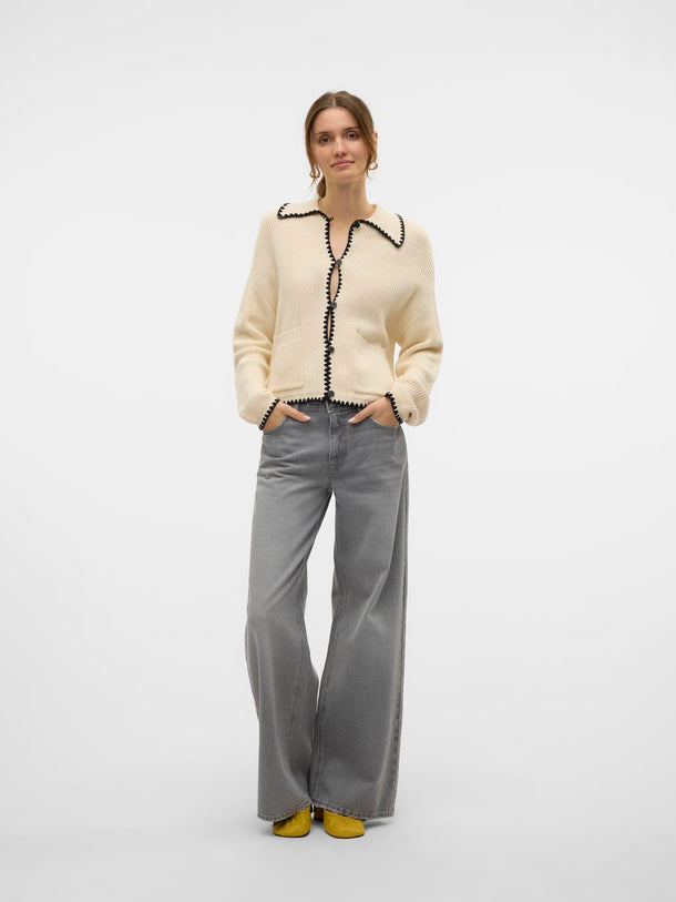 Product CARDIGAN POMELO - Birch Detail:W. BLACK - Image 3