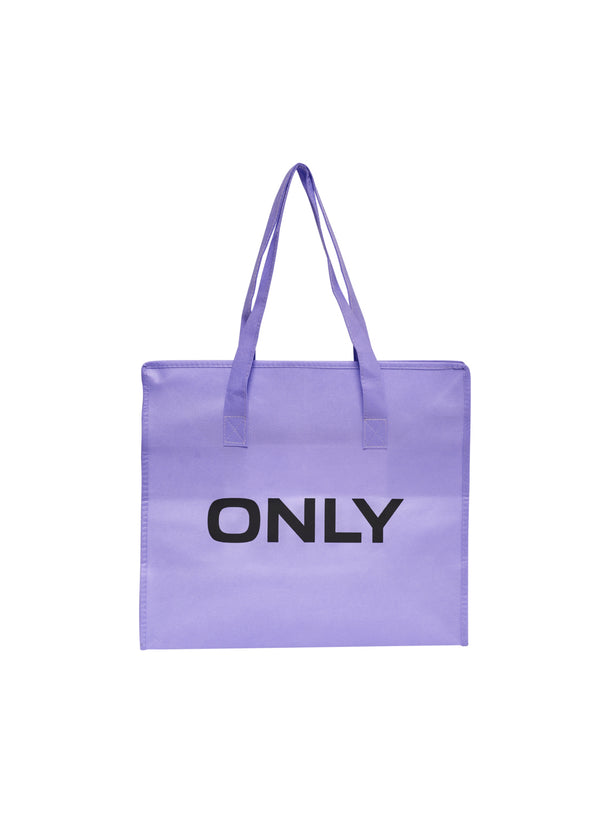 Product SHOPPING BAG ONLY - Violet Tulip Detail:BLACK LOGO - Image 1