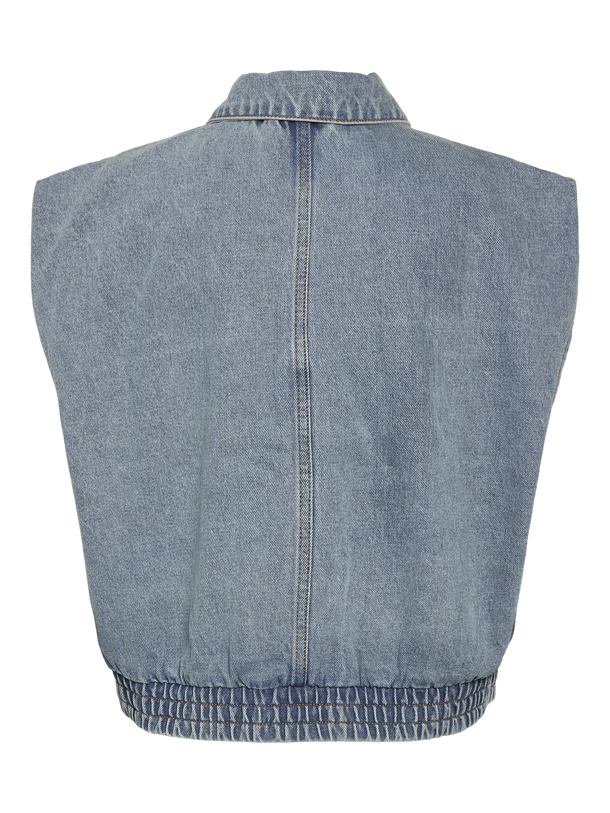 Product CHALECO BOMBER DENIM ELSIE-Light Blue Denim - Image 5
