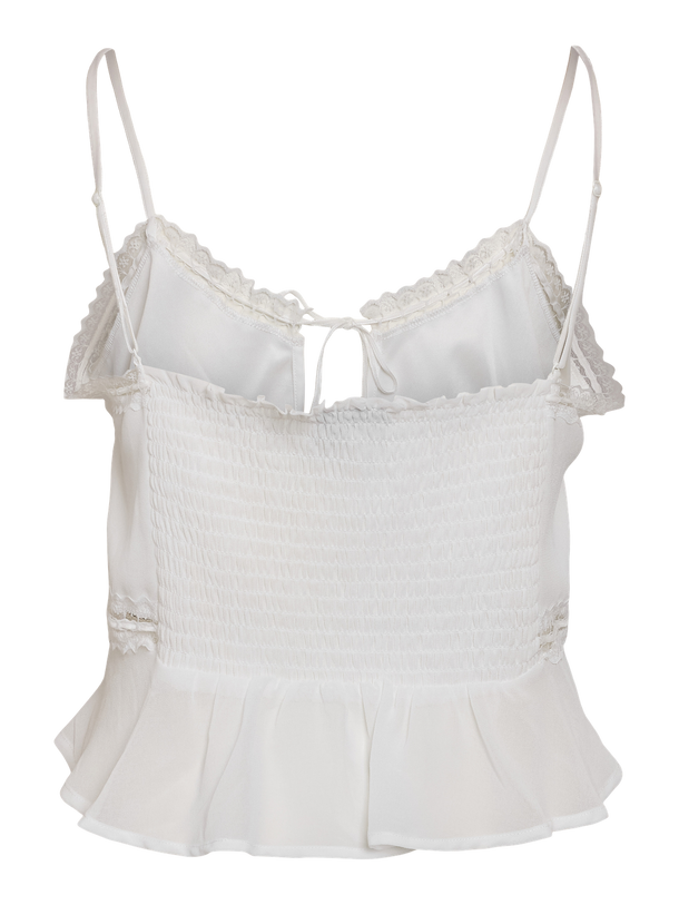 Product BLUSA SIN MANGAS CON VOLADOS FAIRY-Bright White - Image 5