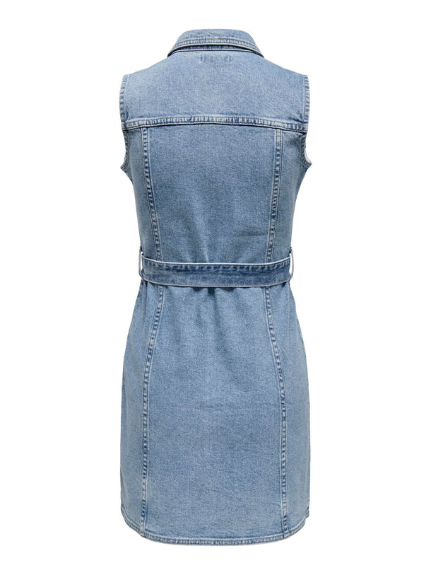 Product VESTIDO DENIM CAMISERO EMILY-Light Blue Denim - Image 6
