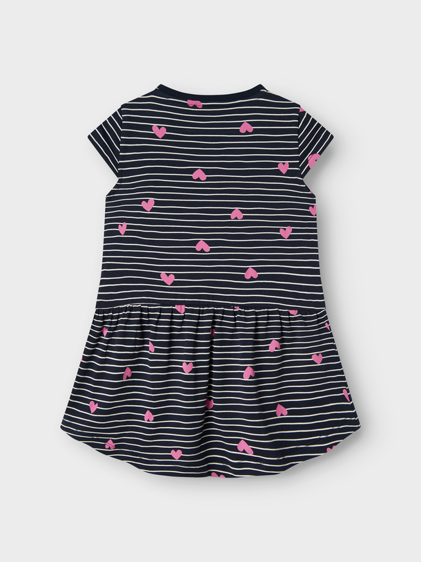 Product VESTIDO VIGGA - Dark Sapphire AOP:HEARTS - Image 4