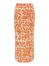 Burnt Orange AOP:Bali Tile