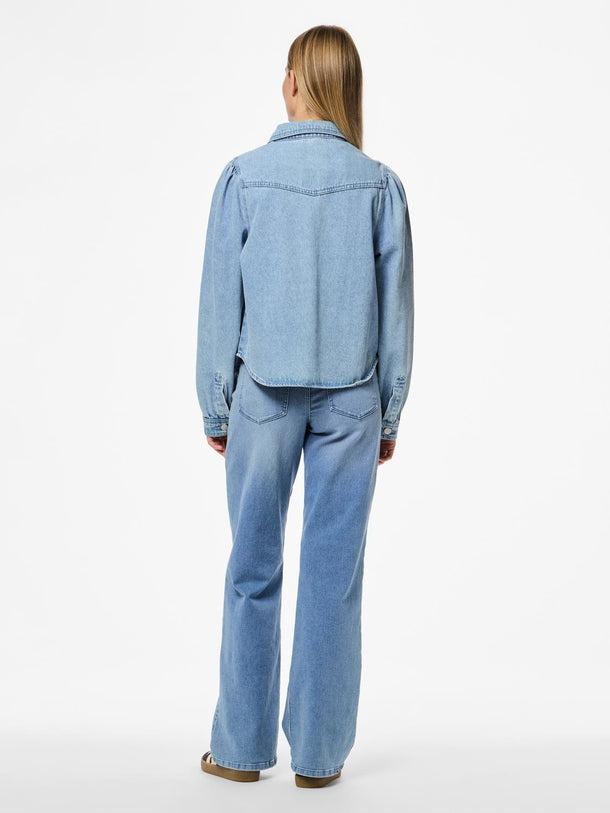 Product CAMISA SIKA - Light Blue Denim - Image 4