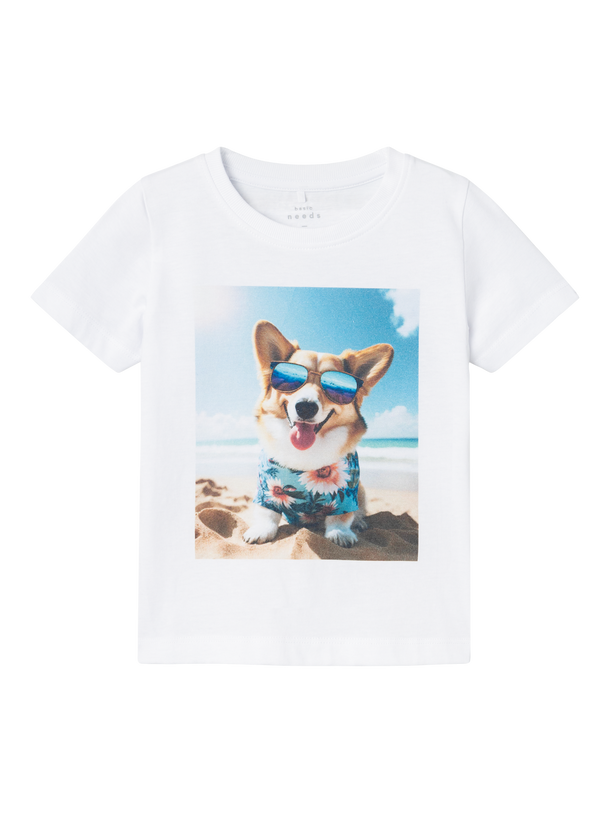 Product CAMISETA VOTO - Bright White Print:Beach Dog - Image 3