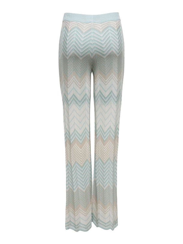 Product PANTALÓN LUREX ALVIRA-Cloud Blue Pattern:Cloud/Blues/Feather/Silver Glitter - Image 3