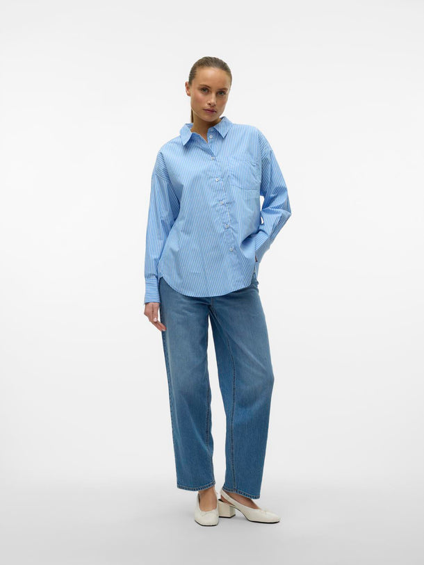 Product CAMISA PARINA - Provence Stripes:SNOW WHITE - Image 2